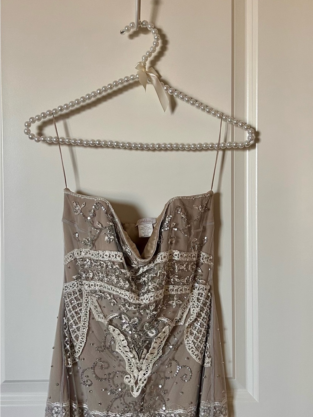 Collette Dinnigan Silk Beaded Dress